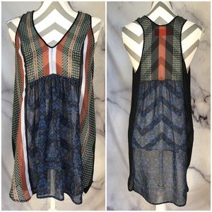 Clover canyon printed flowy tank sz S